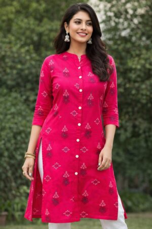 Silk Mix Match Kurti